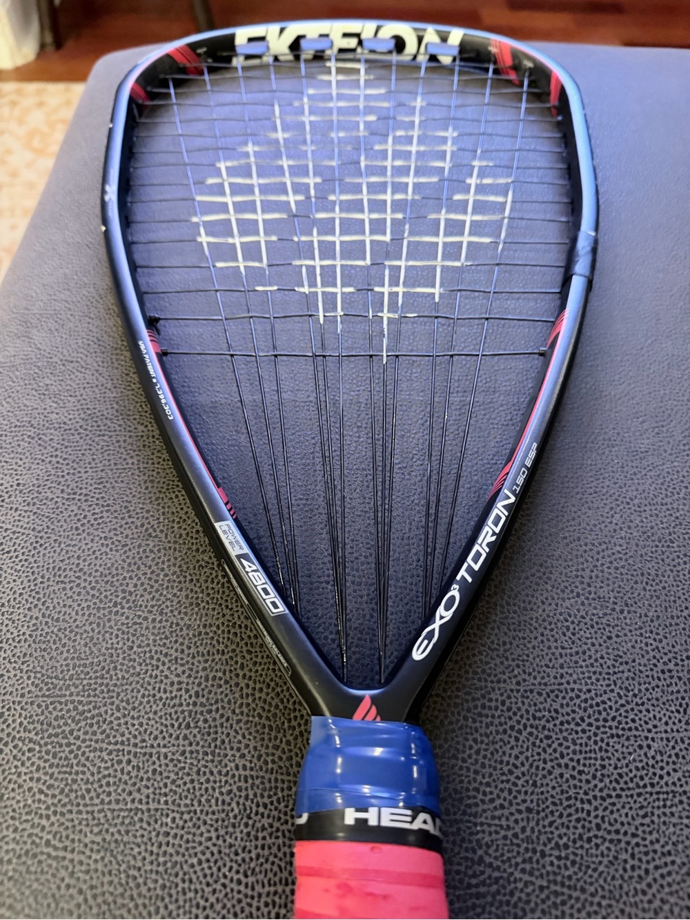 Blue and Yellow Racketball Racket - Picture 2 of 7